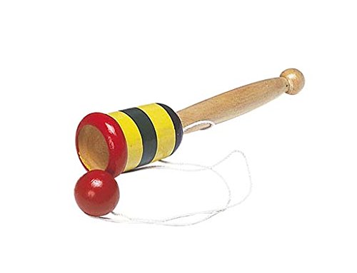 Jouetprive-Bilboquet laqué de 19 cm