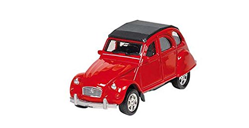 Jouetprive Citroen 2cv en métal a rouge code EAN 3663148029226 
