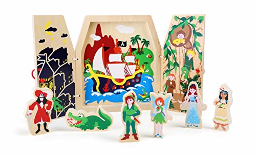 Jouetprive-Théâtre de contes de fées avec figur...