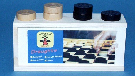 Jouetprive-Pions de jeu de dames avec boite de ...