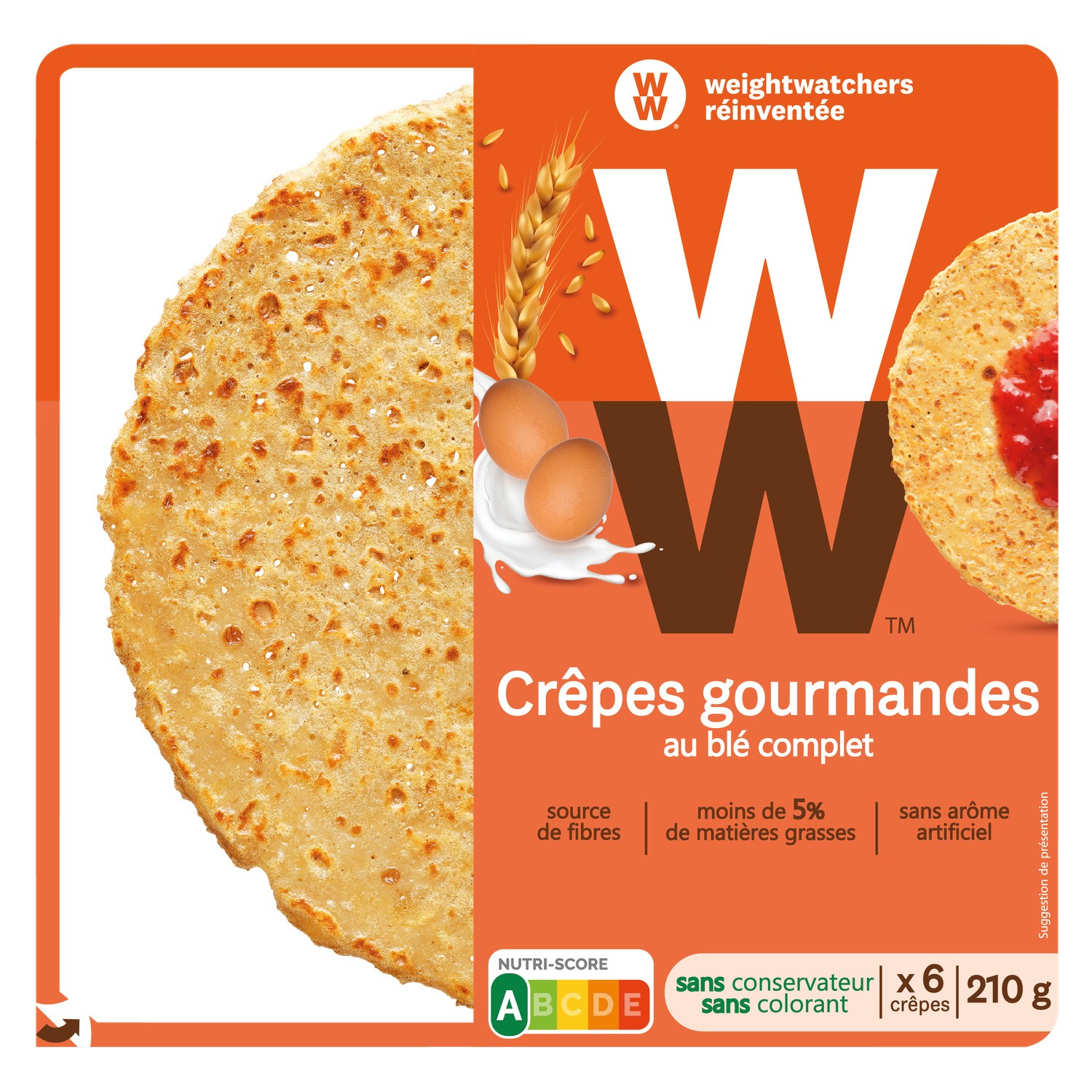 Crêpe Gourmande WEIGHTWATCHERS