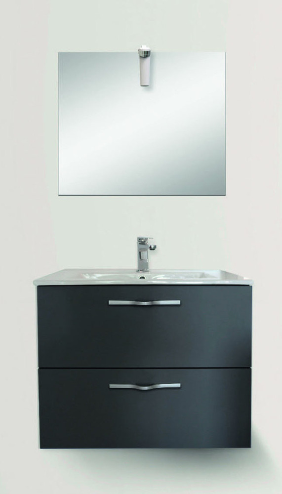 ENSEMBLE MEUBLE VASQUE + MIROIR LED(1) “OBVIO” 3663338074050 (3663338074050)