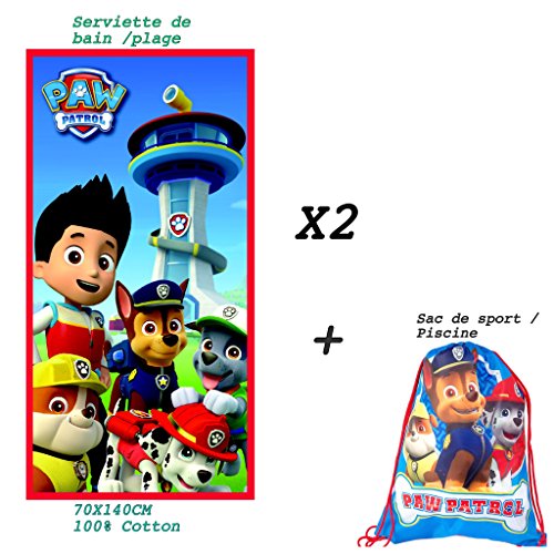 Drap de bain Pat patrouille nouvelle serviette ...