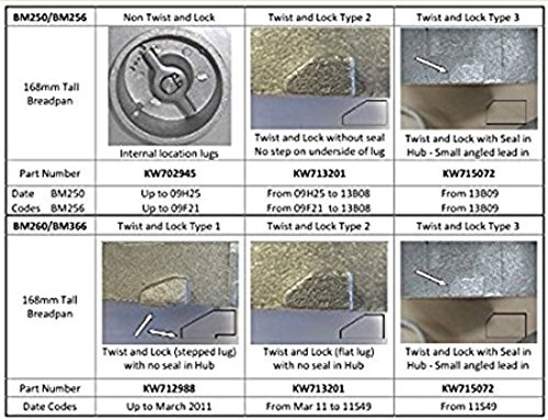 Cuve machine a pain bm260 bm366 nc