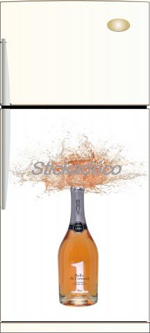 Stickersnews - Sticker frigidaire Champagne Dim...
