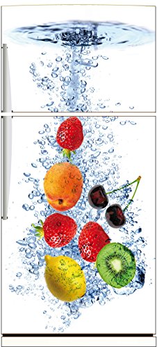 Stickersnews - Sticker frigo déco fruits Dimens...
