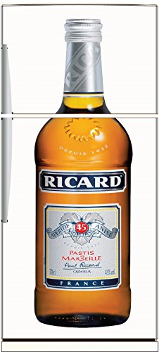 StickersNews Stickersnews - Sticker frigo déco cuisine Bouteille de Ricard Dimensions - 60x170cm code EAN 3663439282071 