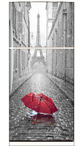 StickersNews Stickersnews - Stickers frigo déco cuisine Paris 6226 Dimensions - 60x170cm code EAN 3663439374998 