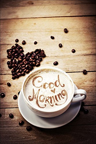 Stickersnews - Stickers frigo déco Café 60x90cm...