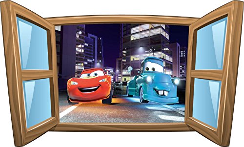 Stickersnews - Sticker enfant fenêtre Disney Ca...