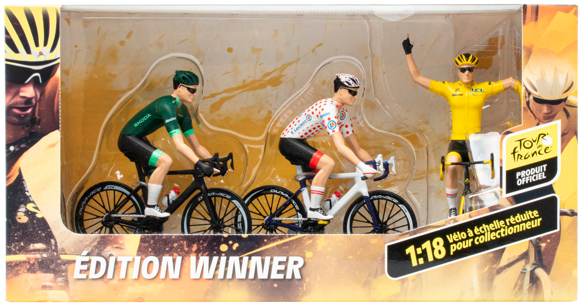  COFFRET 3 CYCLISTES éDITION WINNER code EAN 3663506038112 