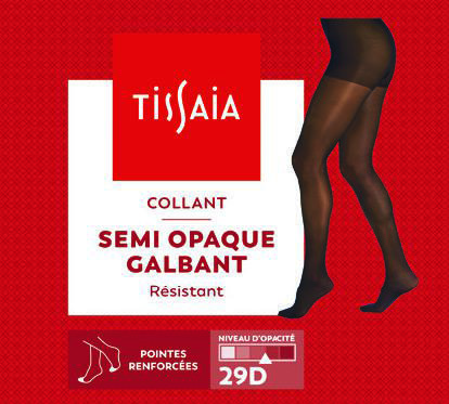 LOT DE 2 COLLANTS SEMI-OPAQUE “TISSAIA”