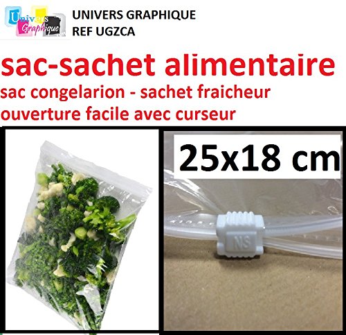 Lot de 100, Sac congélation- sachet alimentaire...