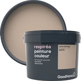  Peinture GoodHome Respiréa beige Santo Domingo satin 2,5L code EAN 3663602402060 