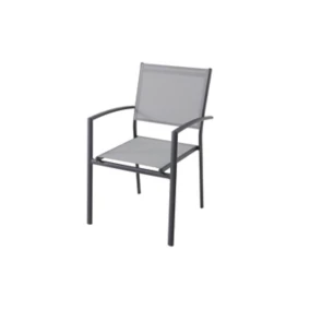  Fauteuil de jardin Baru en aluminium - Coloris gris - Hauteur 87 cm code EAN 3663602768531 