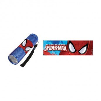 Marvel Lampe Torche à leds Marvel Spiderman Bleu code EAN 3663612013027 