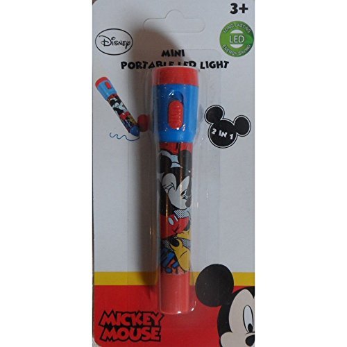 Lampe de poche + stylo Mickey Disney enfant