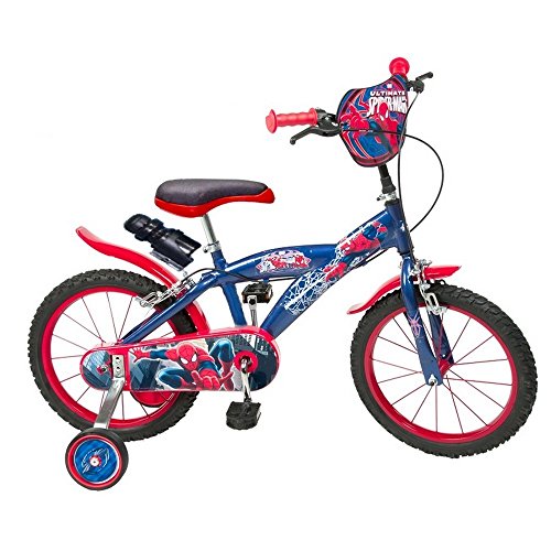 Vélo officiel Disney Spiderman 16 pouces enfant