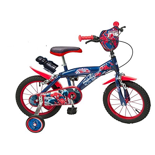 Vélo officiel Disney Spiderman 14 pouces enfant...
