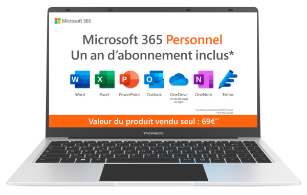 PC 14'' OFFICE 365 1 AN 
THOMSON