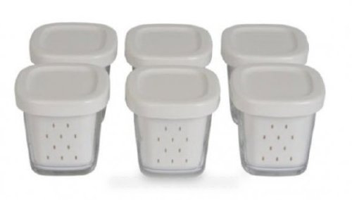 6 POTS YAOURTS AVEC ÉGOUTTOIR pour yaourtieres ...