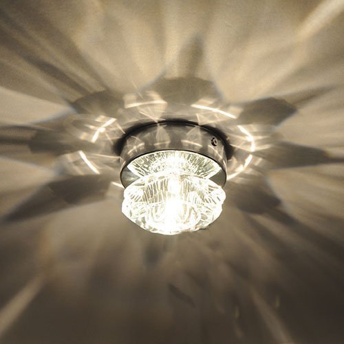 Plafonnier en cristal, lampe design,Lumière bla...