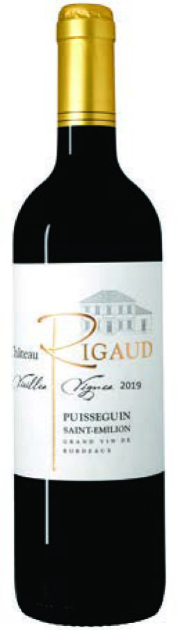 AOP(1) PUISSEGUIN SAINT-ÉMILION CHÂTEAU RIGAUD “VIEILLES VIGNES” 2019.(2) 3663979008148 (3663979008148)