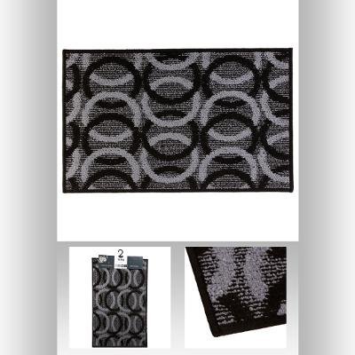 TAPIS CERCLE 50X80 NOIR - TOCADIS