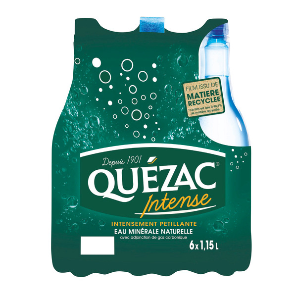 Eau minérale naturelle gazeuse