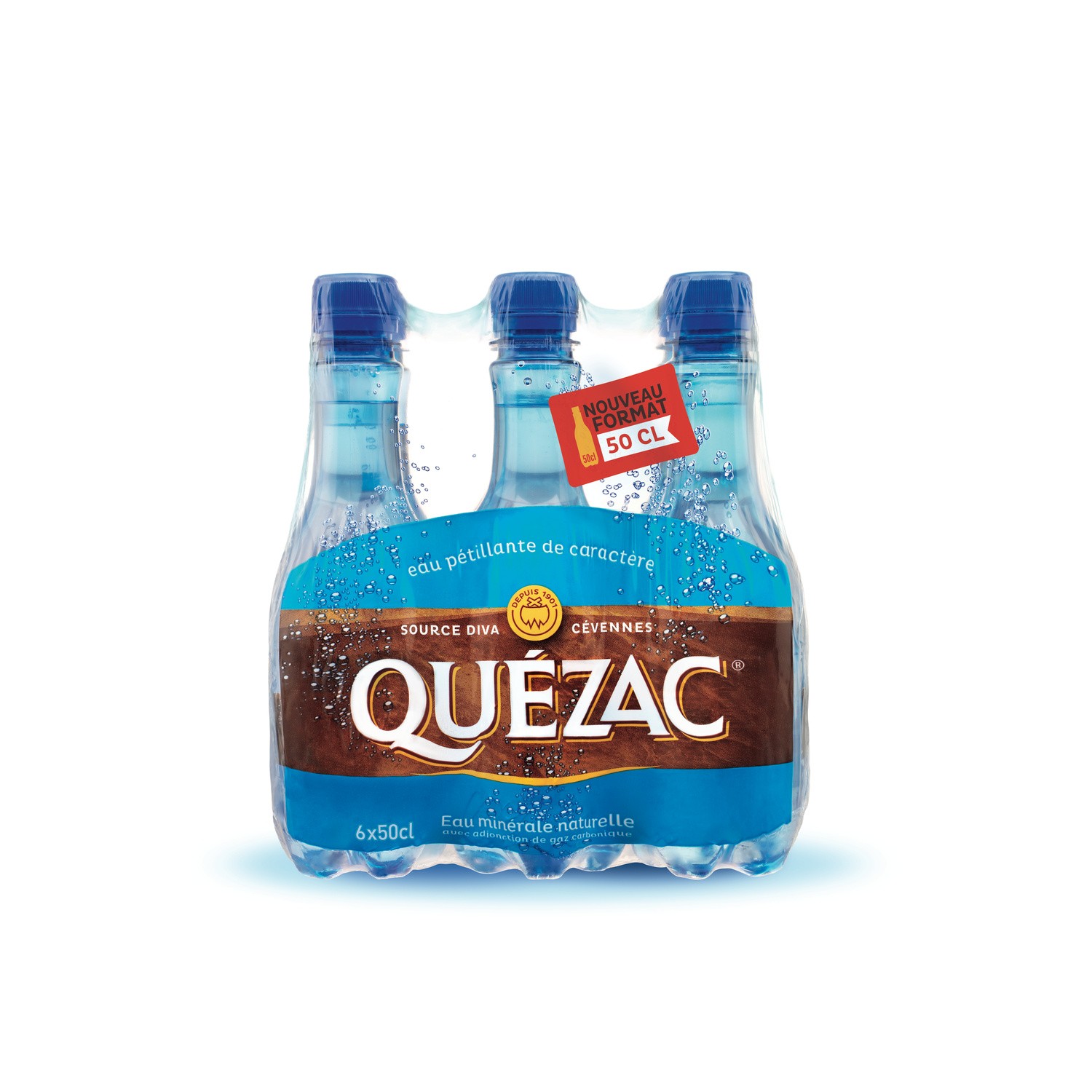 Eau gazeuse QUEZAC