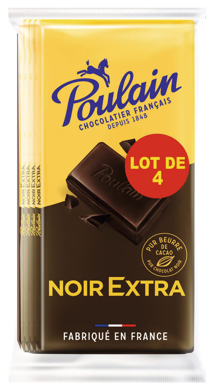 TABLETTE DE CHOCOLAT NOIR EXTRA Poulain