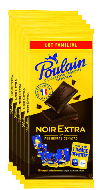  TABLETTES DE CHOCOLAT “POULAIN EXTRA” code EAN 3664346305884 