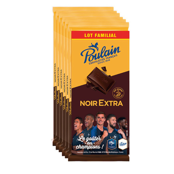Tablettes chocolat Noir Extra 
