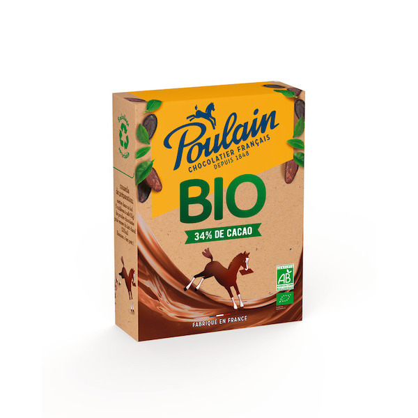 POUDRE CHOCOLATÉE BIO 34% CACAO Poulain