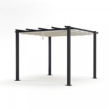 AVRIL PARIS AVRIL PARIS Tonnelle/Pergola aluminium 3x3m toile coulissante rétractable ... code EAN 3664380002404 