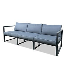 AVRIL PARIS Salon de jardin angle aluminium pol...