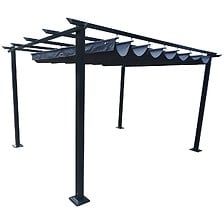 AVRIL PARIS Tonnelle/Pergola en aluminium 3x4m ...
