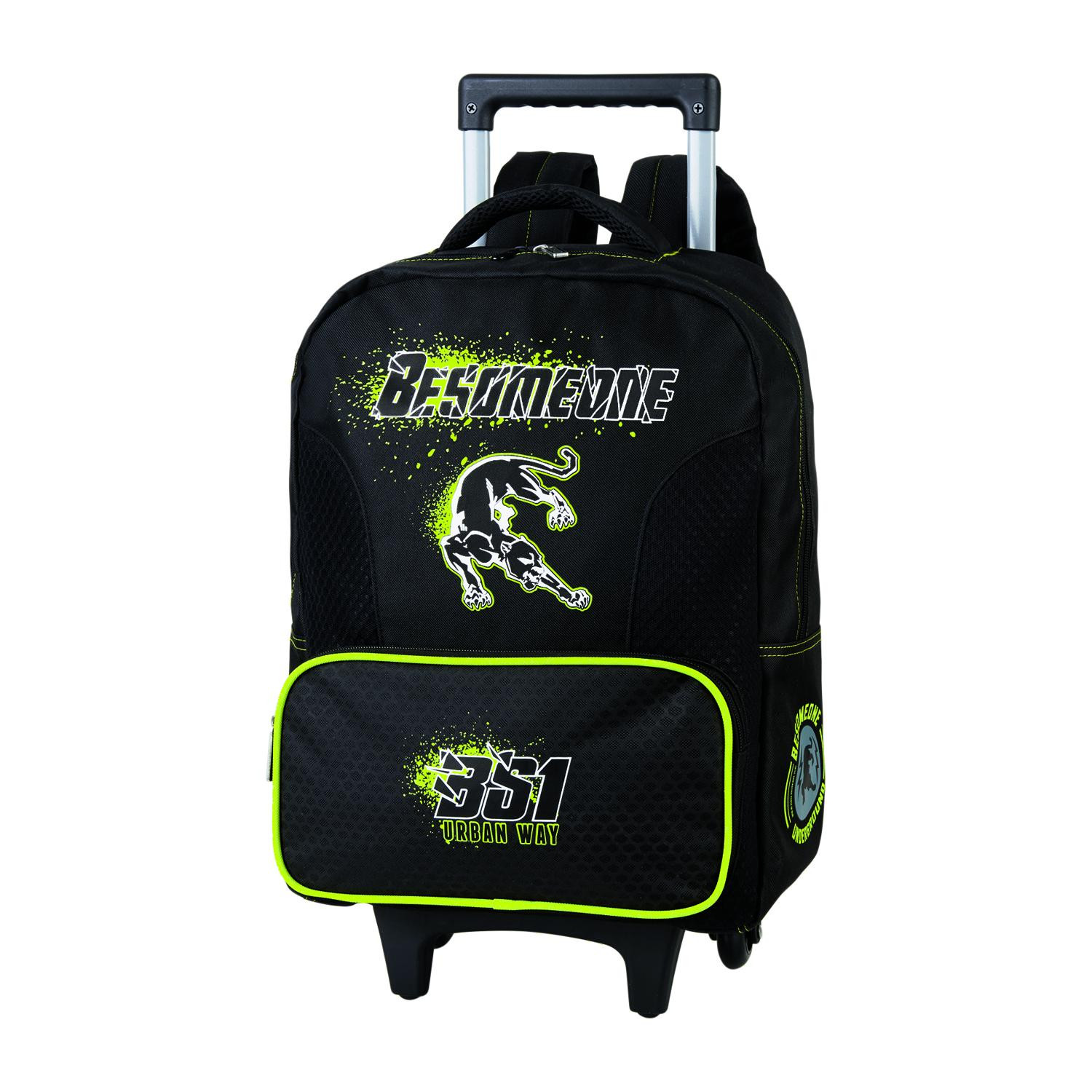 BESOMEONE Sac à dos à roulettes 1 compartiment ...