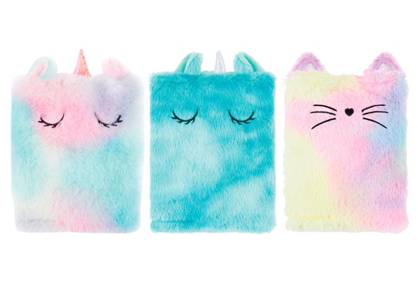 AGENDA SCOLAIRE JAQUETTE 13X18 CM PELUCHE 3D CU...