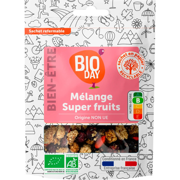  Mélange Super Fruits Bioday code EAN 3664641005250 