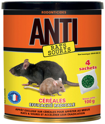 ANTI RATS/SOURIS CEREALES(1) 3664715008798 (3664715008798)