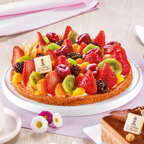 LES DÉLICES DE MENDÈS SABLÉ FRUITS FRAIS code EAN 3664785090969 