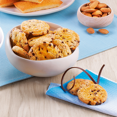 LES DÉLICES DE MENDÈS MINI-GALETTES PÉPITES DE CHOCOLAT code EAN 3664785091164 