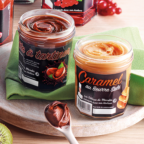 LES DÉLICES DE MENDÈS CARAMEL AU BEURRE SALÉ code EAN 3664785091218 