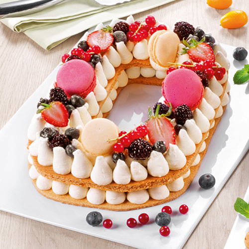 LES DÉLICES DE MENDÈS LE NUMBER CAKE OU LETTER CAKE code EAN 3664785091317 