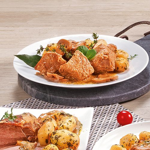 SAUTÉ DE VEAU À LA NORMANDE