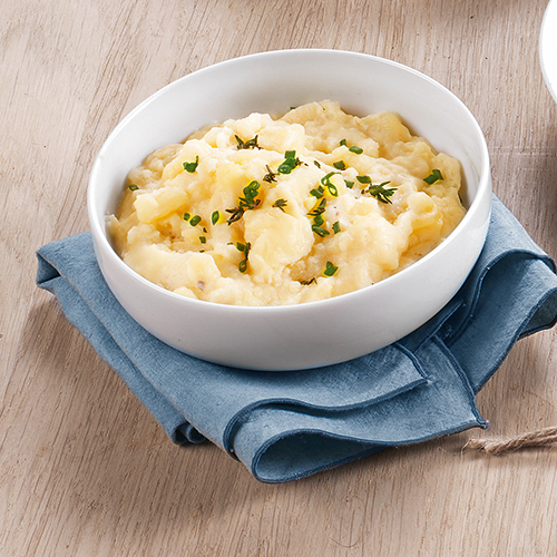ÉCRASÉ DE POMMES DE TERRE AU BEURRE DE PAMPLIE
