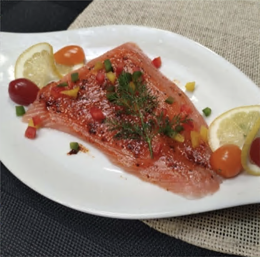 LES DÉLICES DE MENDÈS PAVÉ DE SAUMON MARINÉ code EAN 3664785312481 