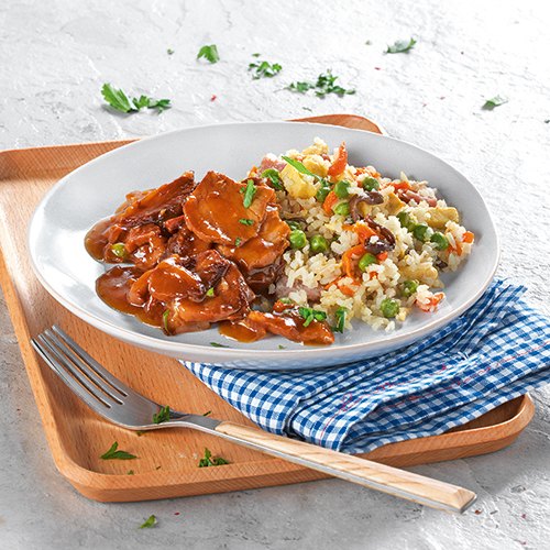  PORC AU CARAMEL ET SON RIZ CANTONAIS code EAN 3664785452225 