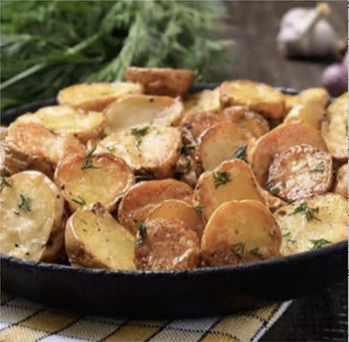 POMMES DE TERRE EN PERSILLADE